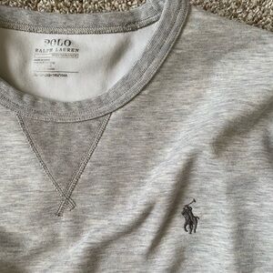 Men’s Polo Crew Neck Sweatshirt